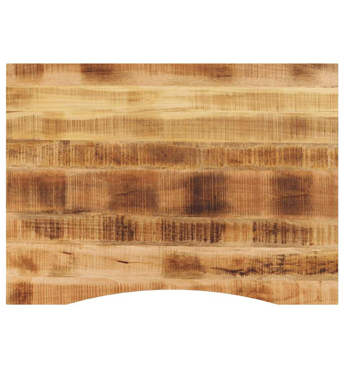 Dessus de bureau avec courbe 100x80x2,5 cm manguier massif brut | Mobilier & Déco