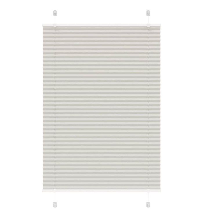 Store plissé gris clair 100x150 cm largeur du tissu 99,4cm | Mobilier & Déco