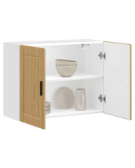 Armoire murale de cuisine Porto chêne artisanal bois ingénierie | Mobilier & Déco