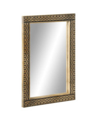 Miroir de bain 50x70 cm bois de manguier massif et verre | Mobilier & Déco