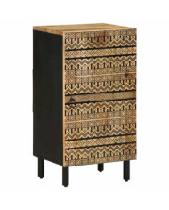 Buffet 40x33,5x75 cm bois de manguier brut massif | Mobilier & Déco