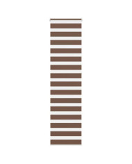 Store zèbre marron 60x230 cm largeur du tissu 55,9 cm polyester | Mobilier & Déco