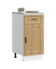 Armoire de cuisine Porto chêne artisanal bois d'ingénierie | Mobilier & Déco