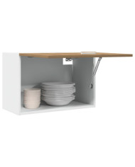 Armoire suspendue "Lyon" chêne artisanal 60x31x40 cm | Mobilier & Déco