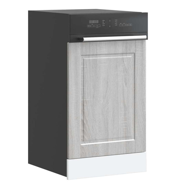 Panneau de lave-vaisselle Porto sonoma gris 45x1,5x67 cm | Mobilier & Déco