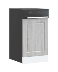 Panneau de lave-vaisselle Porto sonoma gris 45x1,5x67 cm | Mobilier & Déco