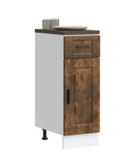 Armoire de cuisine Porto chêne fumé bois d'ingénierie | Mobilier & Déco