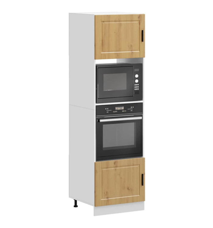 Armoires de four 2 pcs Porto chêne artisanal bois d'ingénierie | Mobilier & Déco