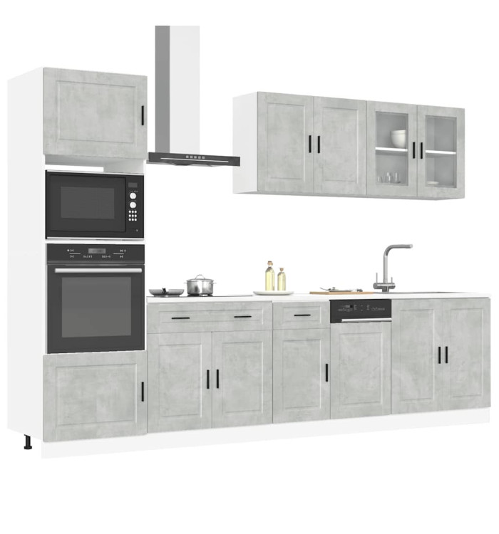 Ensemble d'armoires de cuisine 7 pcs Kalmar bois d'ingénierie | Mobilier & Déco