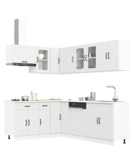 Ensemble d'armoires de cuisine 11 pcs Lucca bois d'ingénierie | Mobilier & Déco
