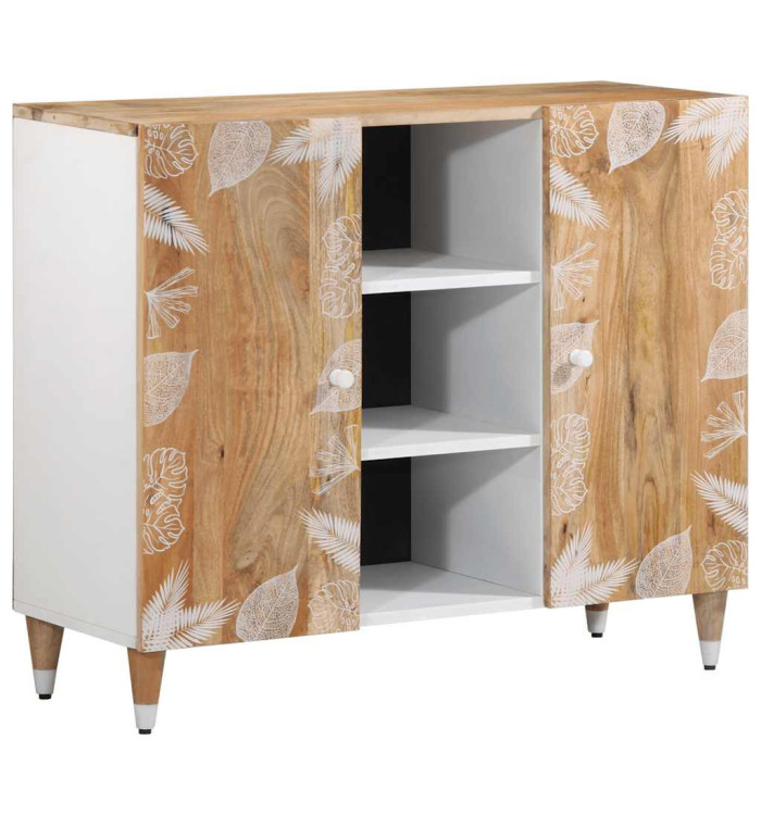 Buffet 90x33,5x75 cm bois massif de manguier | Mobilier & Déco