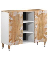Buffet 90x33,5x75 cm bois massif de manguier | Mobilier & Déco
