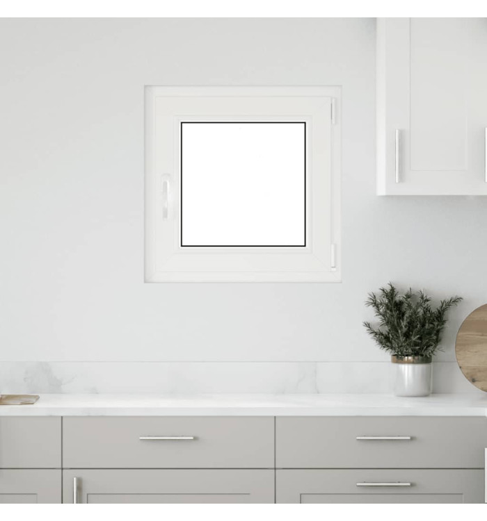 Fenêtre de sous-sol« RISOR » 50 x 50 cm oscillo-battante DIN droite blanche | Mobilier & Déco