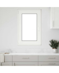 Fenêtre de sous-sol« RISOR » 60 x 100 cm oscillo-battante DIN gauche blanche | Mobilier & Déco