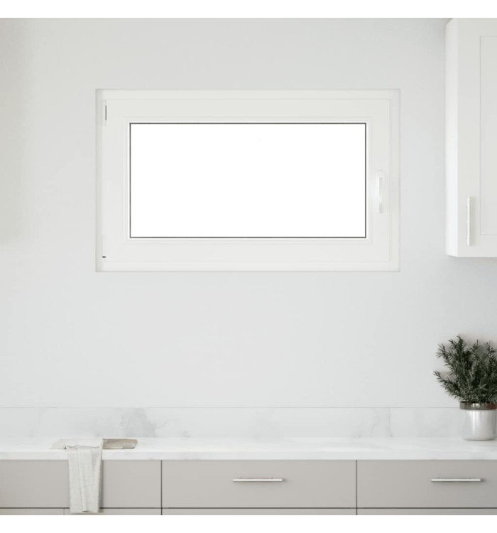 Fenêtre de sous-sol« RISOR » 100 x 50 cm oscillo-battante DIN gauche blanche | Mobilier & Déco