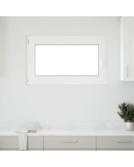 Fenêtre de sous-sol« RISOR » 100 x 50 cm oscillo-battante DIN gauche blanche | Mobilier & Déco