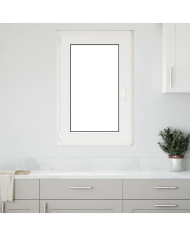 Fenêtre de sous-sol« RISOR » 60 x 100 cm oscillo-battante DIN gauche anthracite | Mobilier & Déco