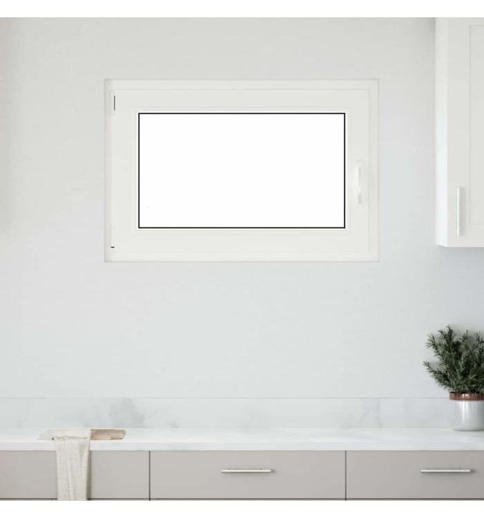 Fenêtre de sous-sol« RISOR » 90 x 50 cm oscillo-battante DIN gauche blanche | Mobilier & Déco
