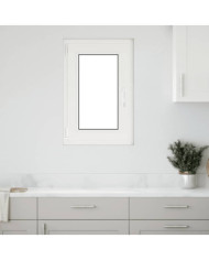 Fenêtre de sous-sol« RISOR » 50 x 75 cm oscillo-battante DIN gauche anthracite | Mobilier & Déco