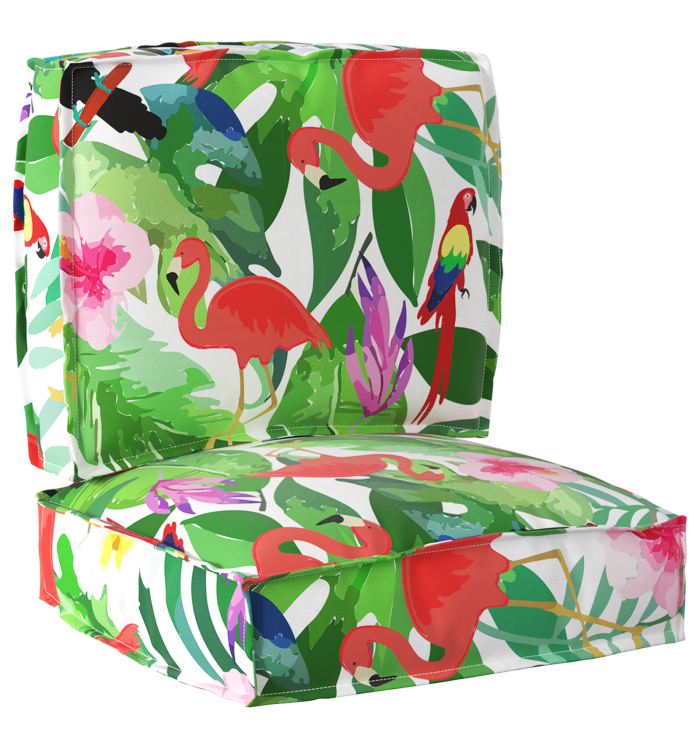 Ensemble de coussins palette 2 pièces Multicolore en tissu Oxford | Mobilier & Déco
