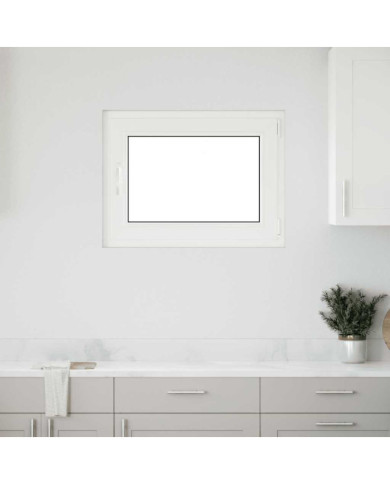 Fenêtre de sous-sol« RISOR » 80 x 70 cm oscillo-battante DIN droite anthracite | Mobilier & Déco
