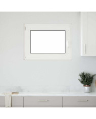 Fenêtre de sous-sol« RISOR » 90 x 70 cm oscillo-battante DIN gauche anthracite | Mobilier & Déco
