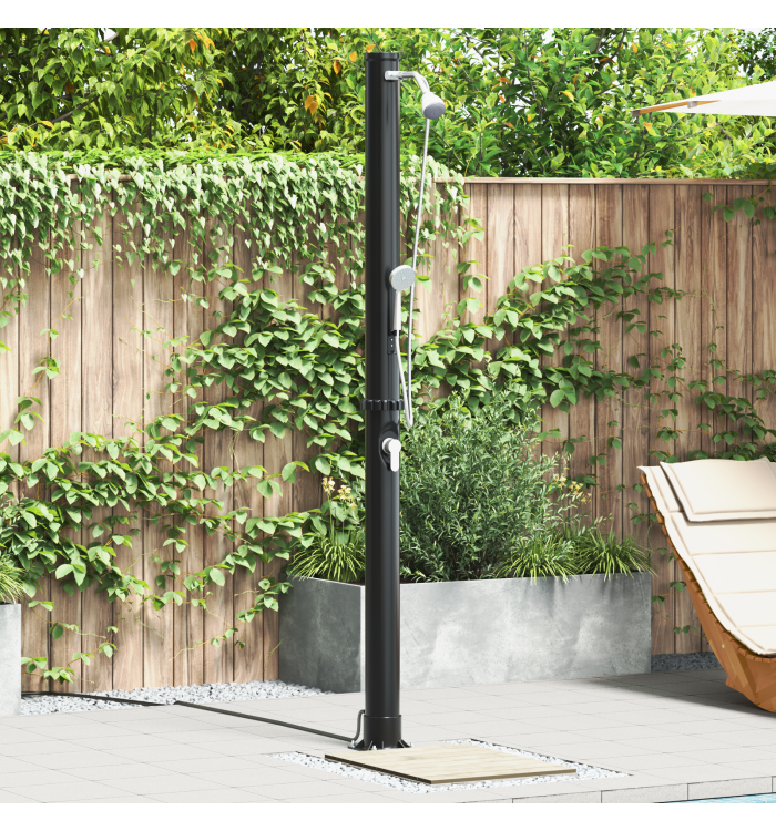 Douche solaire d'extérieur avec pommeau de douche à main 217 cm 20 L | Mobilier & Déco