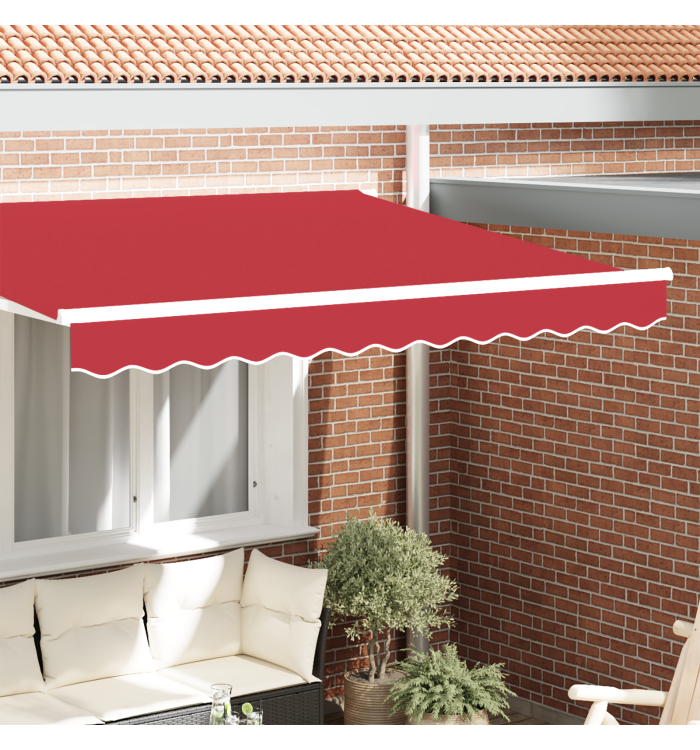 bandeau de store pour cadre de 3 m rouge 2.8x0.2 m | Mobilier & Déco
