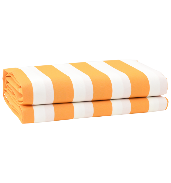 Tissu de remplacement de store Jaune et Blanc 10x1.6 m | Mobilier & Déco