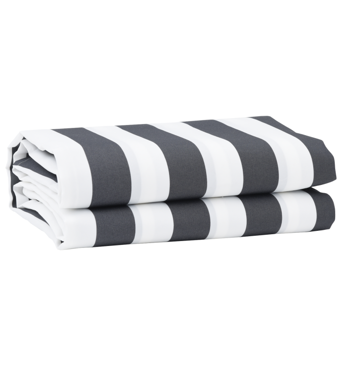Tissu de Remplacement de Store Anthracite et Blanc 3 x 2 m | Mobilier & Déco