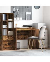 Bureau Chêne fumé 80x50x76 cm Bois d'ingénierie | Mobilier & Déco