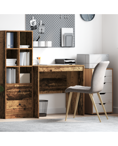 Bureau Vieux Bois 80x50x76 cm Bois d'ingénierie | Mobilier & Déco