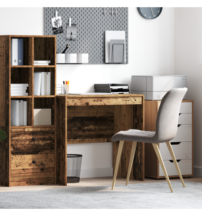Bureau Vieux Bois 80x50x76 cm Bois d'ingénierie | Mobilier & Déco