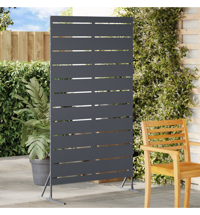 Panneau de clôture en acier Anthracite Acier Moyenne Durable | Mobilier & Déco