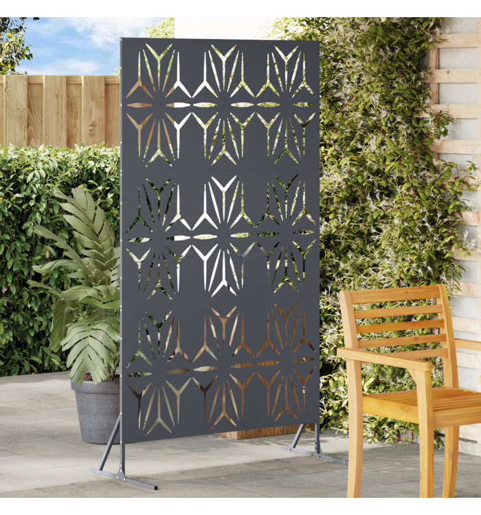 Panneau de clôture en métal Anthracite Métal Grand Motif | Mobilier & Déco