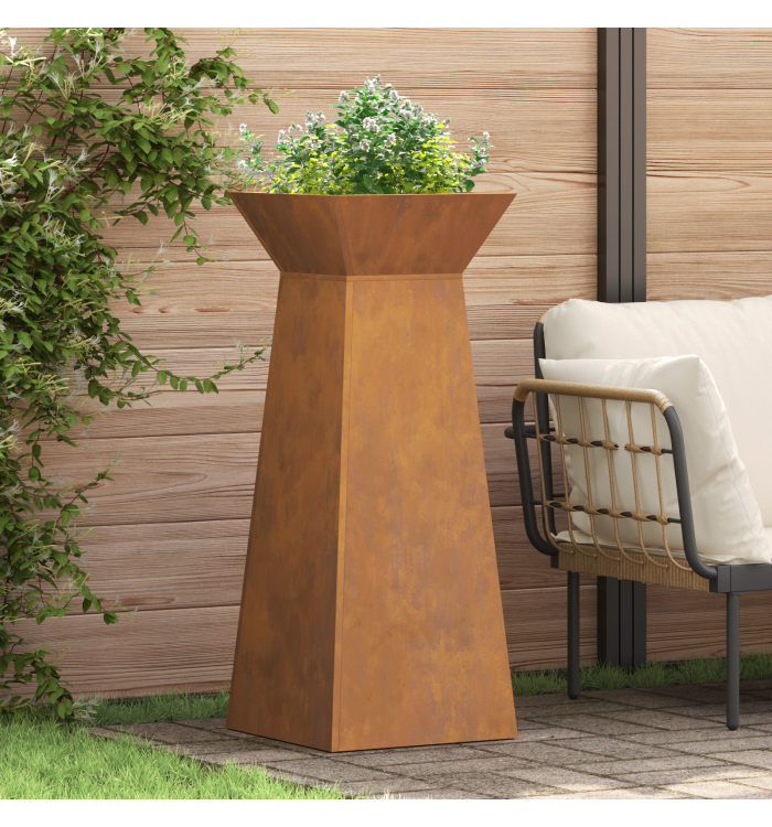 Support de plante Acier résistant aux intempéries 40 x 40 x 101 cm | Mobilier & Déco