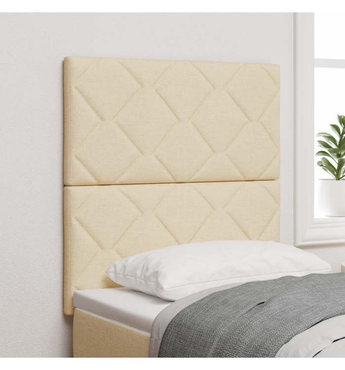 Tête de lit Design Bloques Losanges Crème 80 cm Tissu, Tête de lit Design Bloques Losanges Crème 160 cm Tissu | Mobilier & Déc