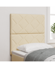 Tête de lit Design Bloques Losanges Crème 80 cm Tissu, Tête de lit Design Bloques Losanges Crème 160 cm Tissu | Mobilier & Déc