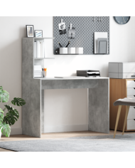 Bureau d'écriture gris béton Gris béton | Mobilier & Déco