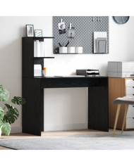 Bureau d'écriture en chêne noir Chêne noir MDF, stratifié Compact | Mobilier & Déco