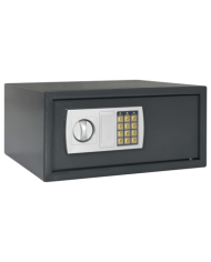 Coffre-fort numérique électronique Gris foncé 42x37x20 cm Acier | Mobilier & Déco