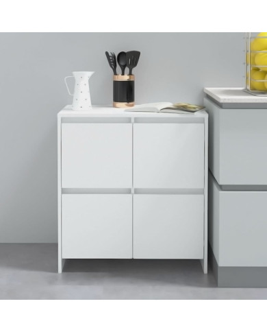 Buffet Blanc 70x41x75 cm Bois d'ingénierie | Mobilier & Déco