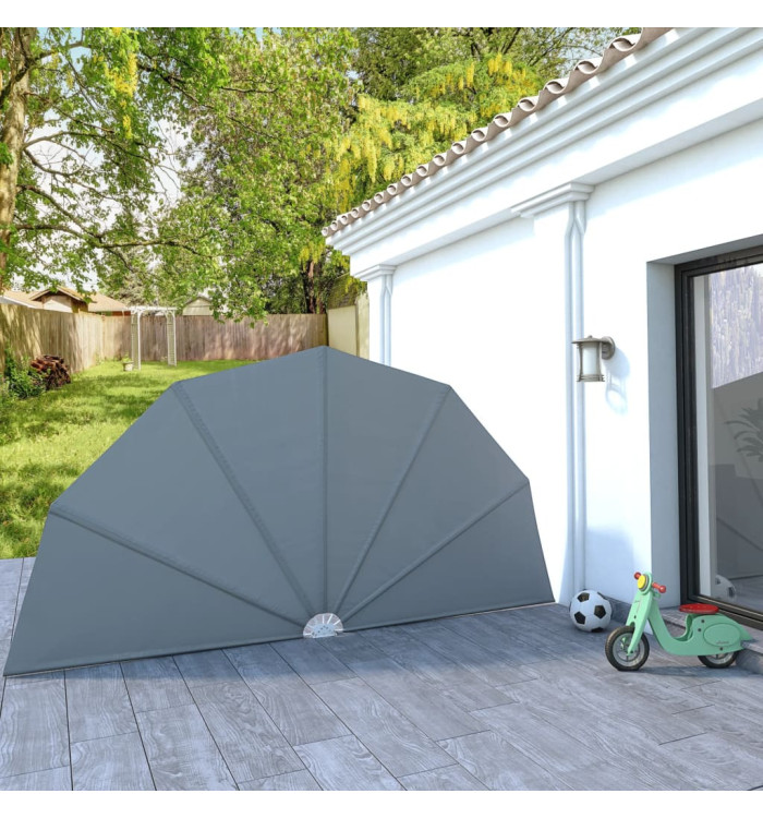 Auvent latéral pliable de terrasse Gris 200 cm | Mobilier & Déco