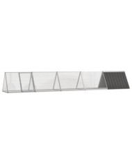 Clapier Anthracite 504,5x80,5x71 cm Acier galvanisé | Mobilier & Déco