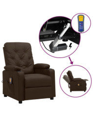 Fauteuil de massage Marron Similicuir | Mobilier & Déco