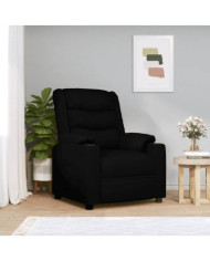 Fauteuil inclinable électrique Noir Similicuir | Mobilier & Déco