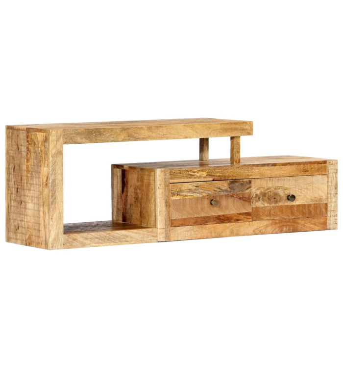 Meuble TV 120x30x40 cm Bois massif de manguier | Mobilier & Déco
