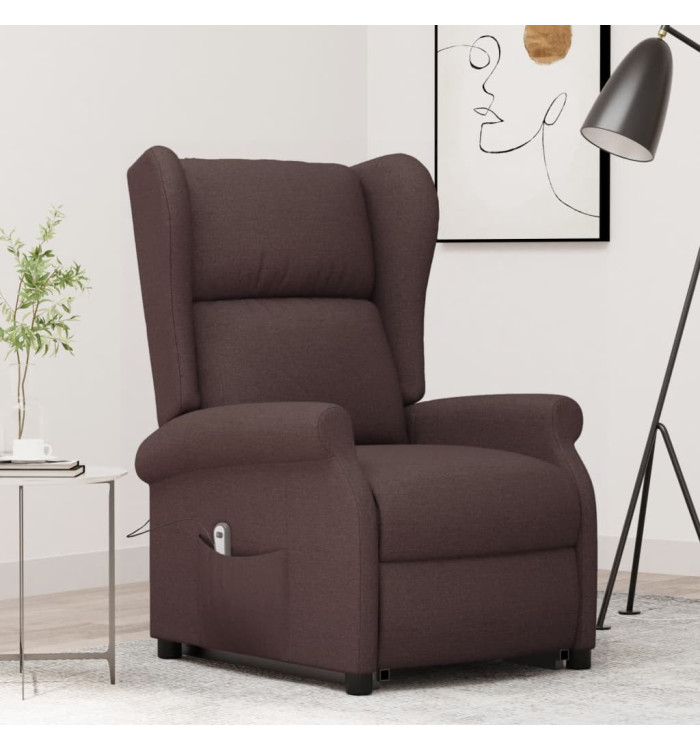 Fauteuil Marron foncé Tissu | Mobilier & Déco