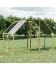 Poulailler 268x200x190 cm Bois de pin massif imprégné | Mobilier & Déco