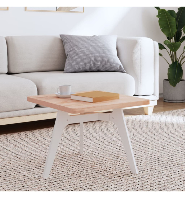 Dessus de table 50x50x2,5 cm carré bois massif de hêtre | Mobilier & Déco